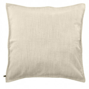 Fata de perna alba din poliester si viscoza 60x60 cm Blok Kave Home