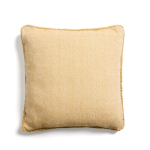 Fata de perna podea galbena din bumbac 50x50 cm Filor Kave Home