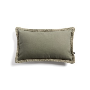 Fata de perna verde din bumbac 30x50 cm Olinan Boucle Kave Home