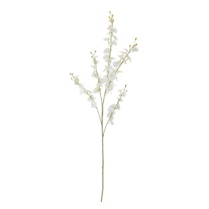 Floare artificiala alba din fibre sintetice 92 cm Orchid Bloomingville