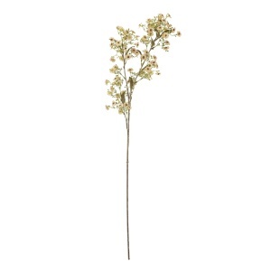 Floare decorativa alba din fibre sintetice 91 cm Waxflower Bloomingville