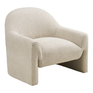 Fotoliu din textil bej Zahara House Nordic