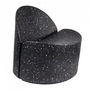 Fotoliu exterior negru galaxy Bloom Zuiver