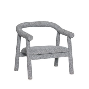Fotoliu gri deschis din textil Ouli Hubsch