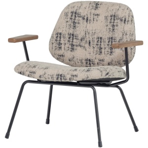 Fotoliu multicolor din textil Aure Woood