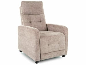 Fotoliu recliner bej din textil Otus The Home Collection