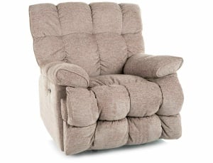 Fotoliu recliner bej inchis din textil Homer The Home Collection