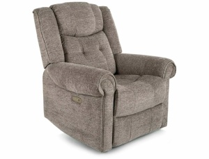 Fotoliu recliner gri din textil Parys The Home Collection