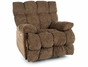 Fotoliu recliner maro cappuccino din textil Homer The Home Collection