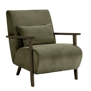 Fotoliu verde/negru din textil Bonnie The Home Collection