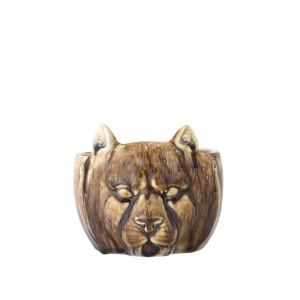 Ghiveci maro din ceramica 12x13 cm Abner Creative Collection