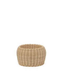 Ghiveci maro din ratan 31 cm Zilna Kave Home