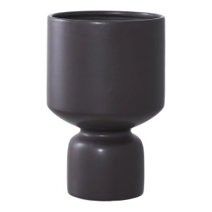 Ghiveci negru din ceramica 15 cm Flan House Nordic