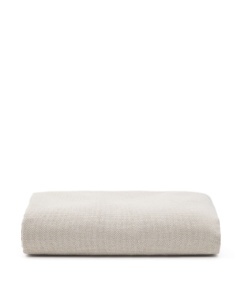 Husa pentru pat bej din textil 180x200 cm Blok Kave Home