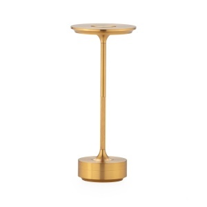 Lampa portabila aurie din metal 28 cm Luna Thai Natura