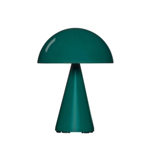 Lampa portabila dimabila de birou verde inchis din metal 20 cm Mush Hubsch