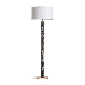 Lampadar alb/negru din lemn 163 cm Diedra Vical Home