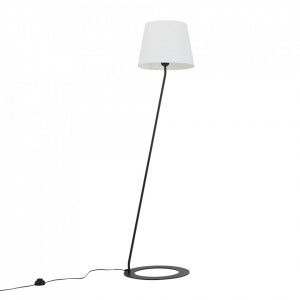Lampadar alb/negru din poliester si otel 150 cm Stand Custom Form
