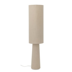 Lampadar crem din fibre naturale cu 2 becuri 120 cm Emmie Bloomingville