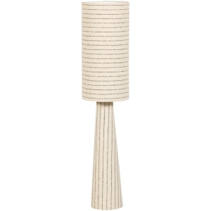 Lampadar crem din metal 130 cm Loft Stripes Woood