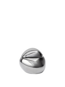 Lumanare parfumata cu suport argintiu din ceramica 9 cm Bellure Ferm Living