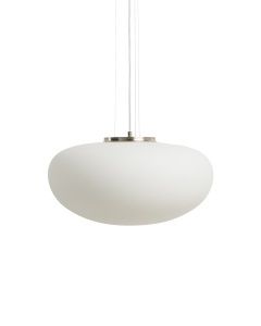 Lustra alba din sticla Ardali 50 Kave Home