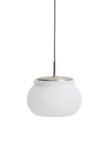 Lustra alba din sticla Idela Leruna Kave Home