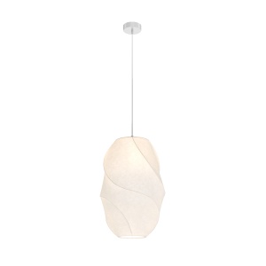Lustra alba din textil Bloom Maytoni