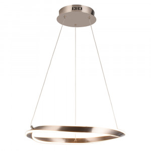 Lustra bej nisipiu din metal cu LED Girona S Zuma Line