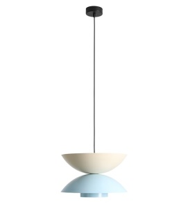 Lustra crem/albastra din metal Otti Aldex
