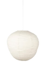 Lustra crem din textil Lamp Cocoon L Zuiver