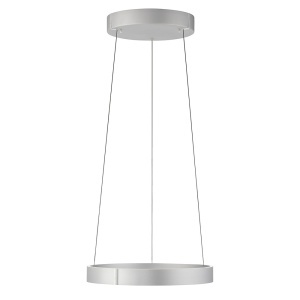 Lustra gri deschis din metal cu 2 LED-uri PURE E-Clipse Zuma Line