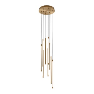 Lustra maro alama din metal cu LED Light Stick Maytoni