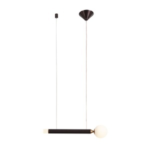 Lustra maro/alba din metal Linger Thai Natura