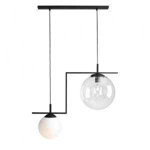 Lustra multicolora din metal cu 2 becuri Zac Quiet Object