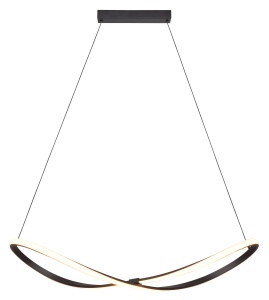 Lustra neagra din metal Rosentra Zuma Line