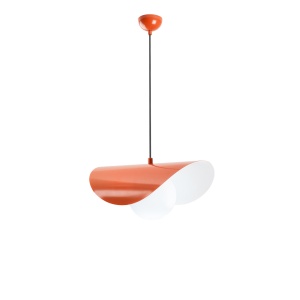 Lustra portocalie din metal Vatoz The Home Collection