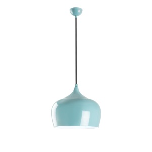 Lustra turcoaz din metal Patine The Home Collection