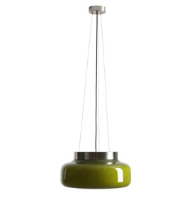 Lustra verde lime din sticla Bonbon L Quiet Object