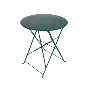 Masa bistro exterior verde din metal 60 cm Gunte Esschert Design