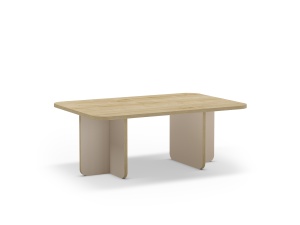 Masa de cafea crem/maro 56x100 cm Hillary The Home Collection
