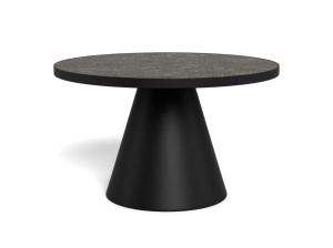 Masa de cafea din ceramica neagra 66 cm Soli Quiet Object