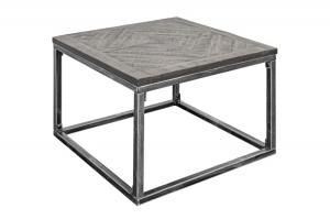 Masa de cafea gri din lemn 60x60 cm Infinity The Home Collection