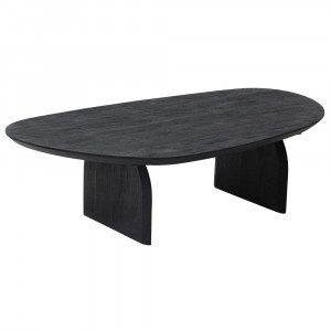 Masa de cafea neagra din lemn 76x135 cm Monterrey Bizzotto