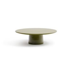 Masa de cafea verde din ciment 110 cm Albanella Kave Home