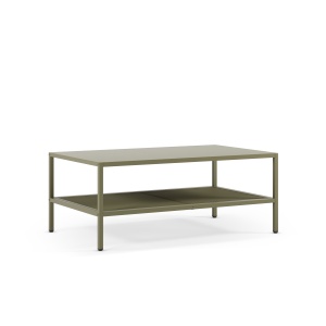 Masa de cafea verde din metal 60x100 cm Fayna The Home Collection