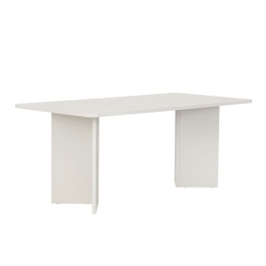 Masa dining alba 90x180 cm Linza Nordure