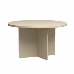 Masa dining crem 129 cm Jeff HKliving