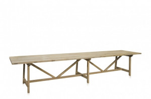 Masa dining din lemn 90x400 cm Mine Versmissen