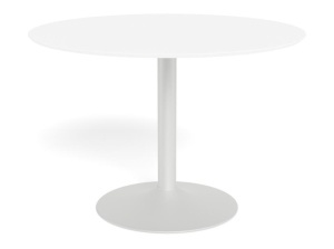 Masa dining din metal alb 110 cm Ibiza Big Quiet Object